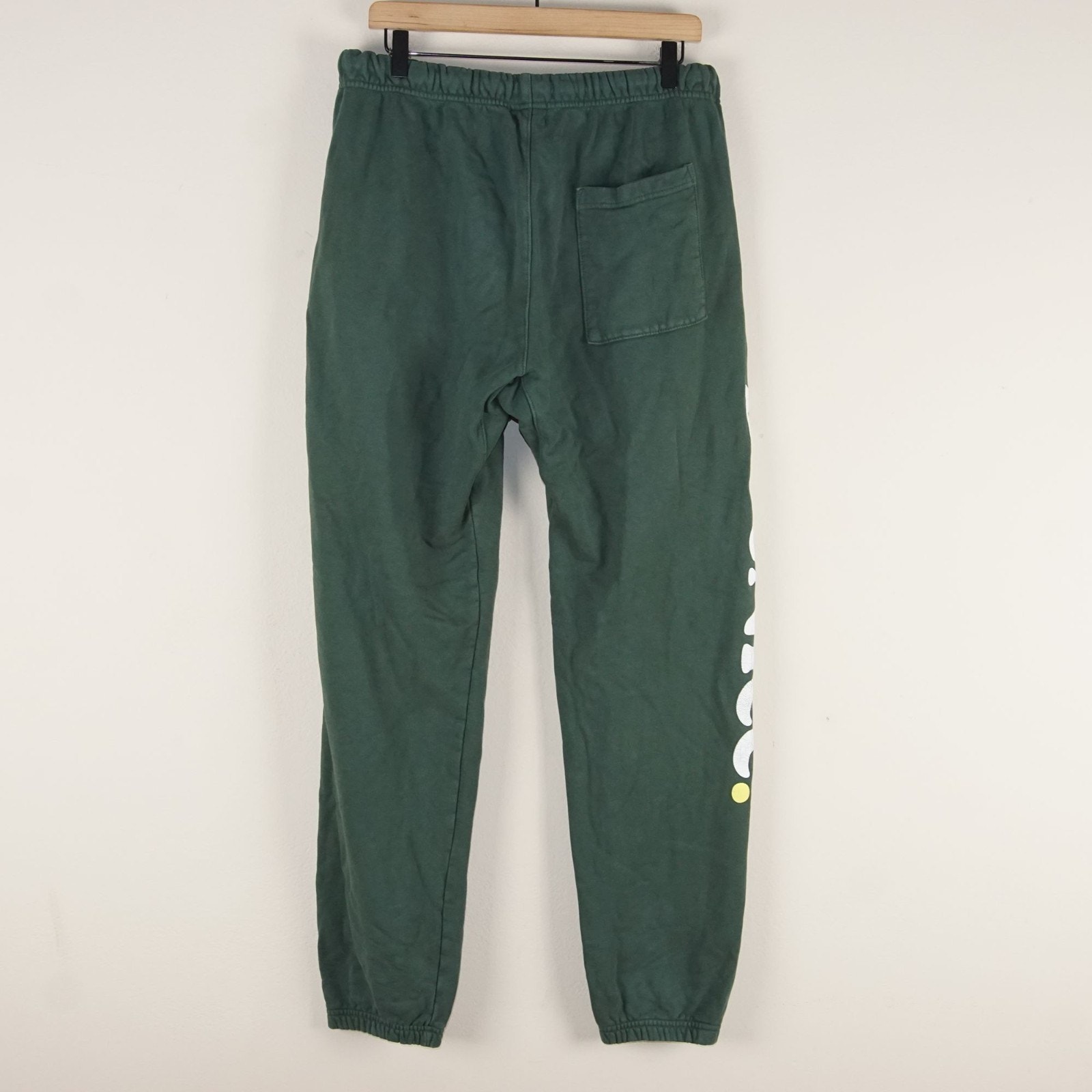 Sneaker Politics Bee Nice Green Cotton Sweatpants Mens Sz L — image 3 of 8